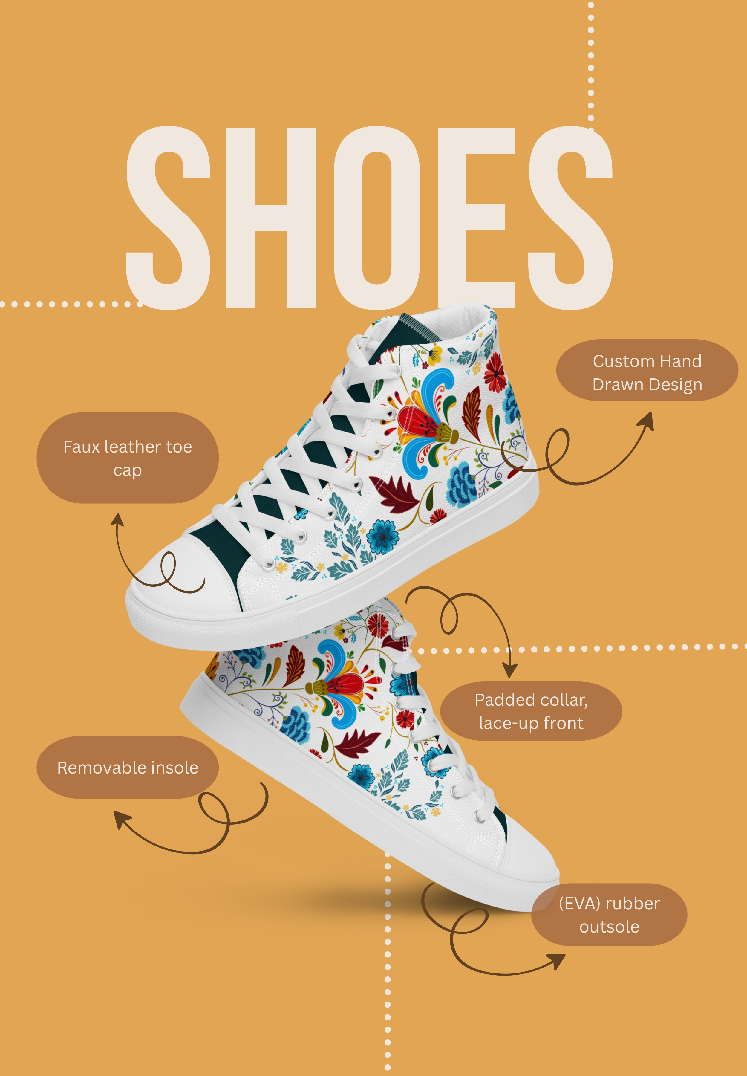 High Top Canvas Shoes