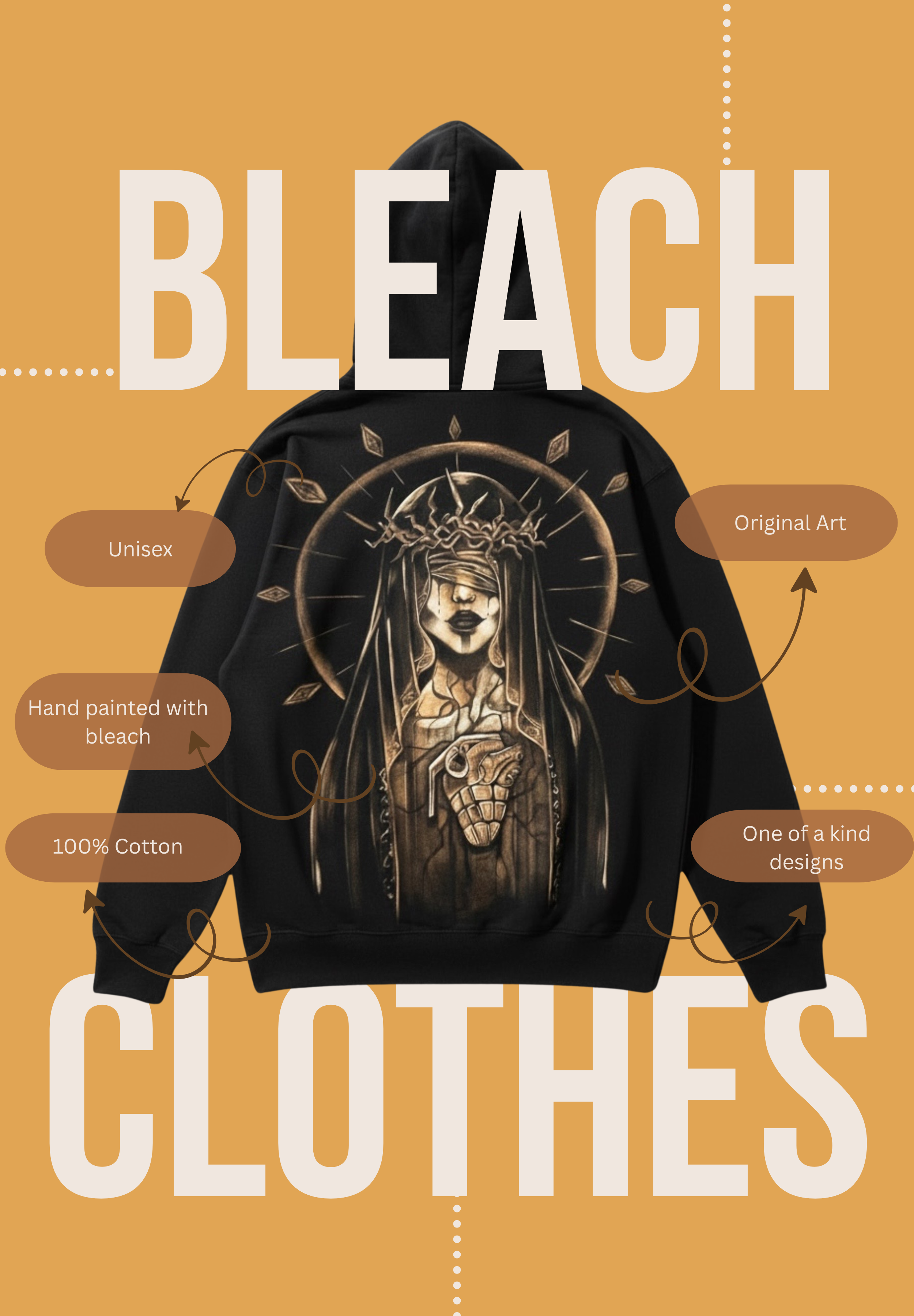 Bleach Painted Clothing