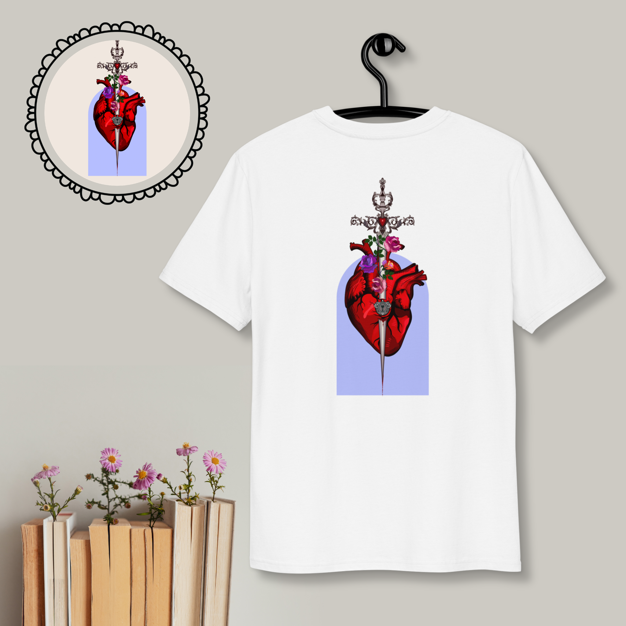 Locked Dagger | Graphic T-Shirt | Ink & Fable Apparel