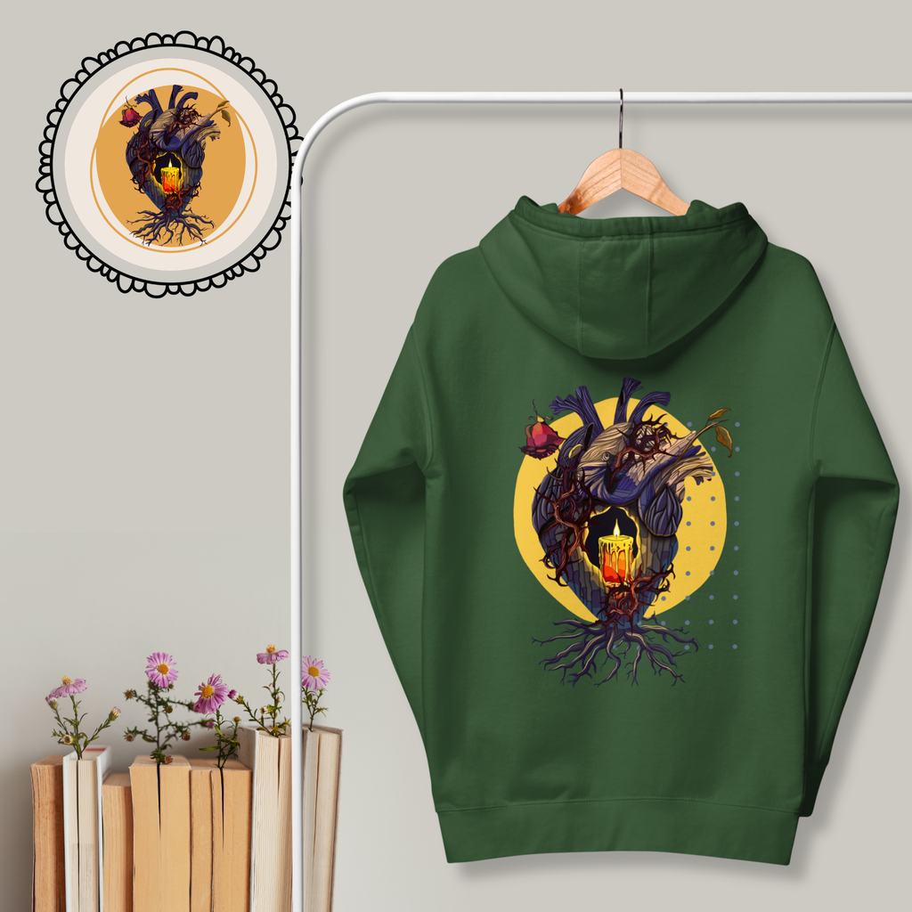 Candle of Hope | Graphic Hoodie | Ink & Fable Apparel