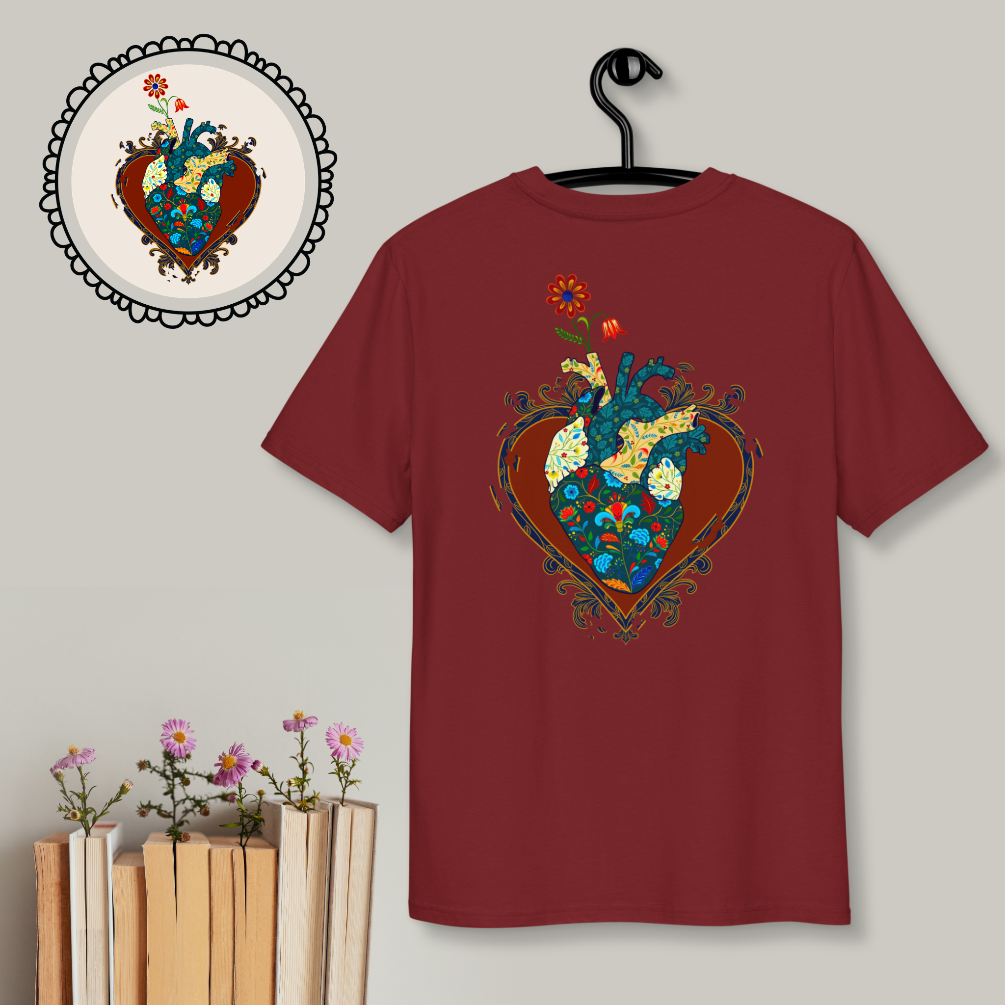 Cracks Beneath Beauty | Graphic T-Shirt | Ink & Fable Apparel