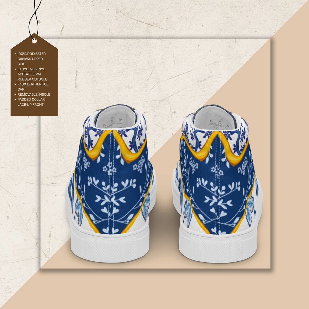 Women's High Top Canvas Shoes | Ink & Fable Apparel | Kintsugi Heart