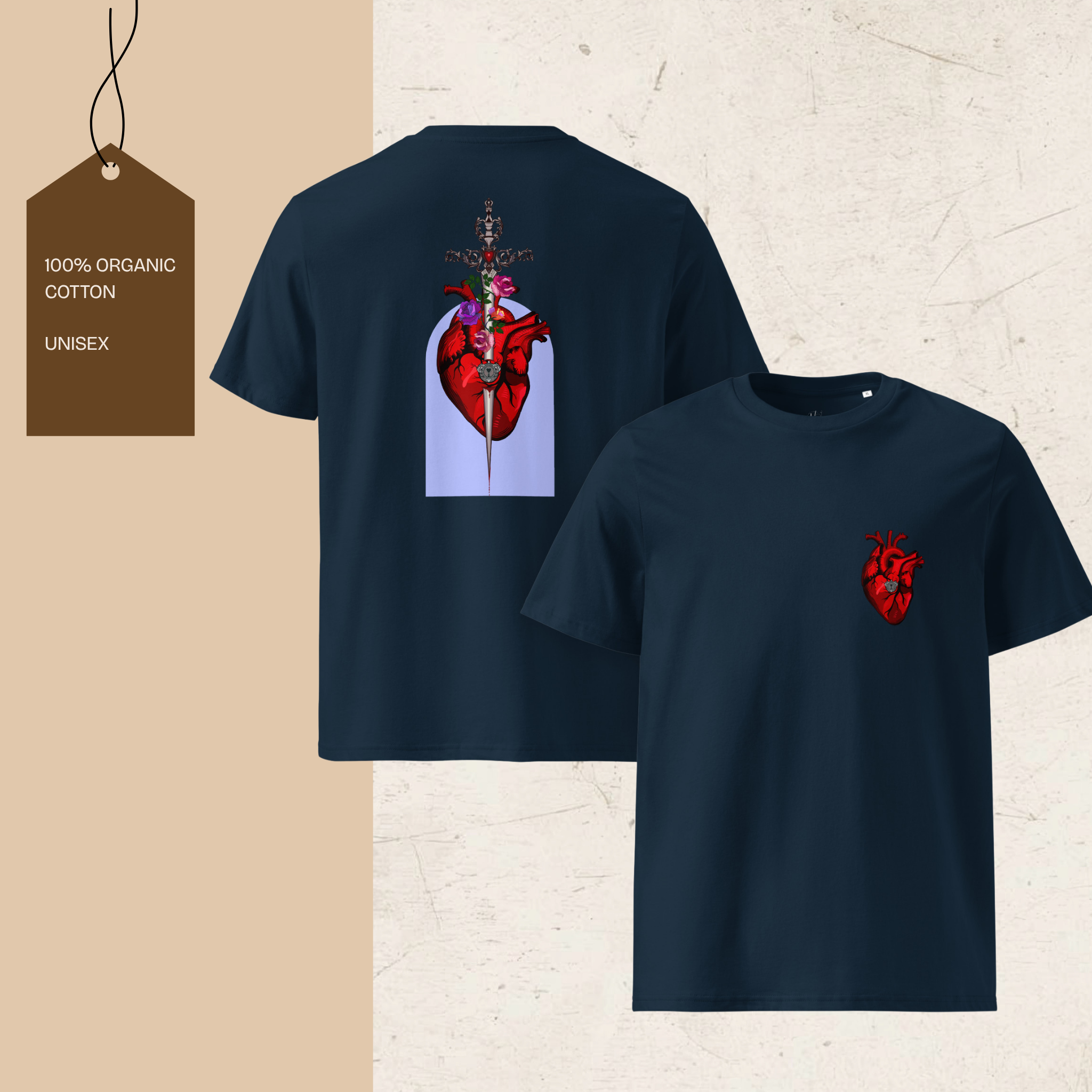 Locked Dagger | Graphic T-Shirt | Ink & Fable Apparel