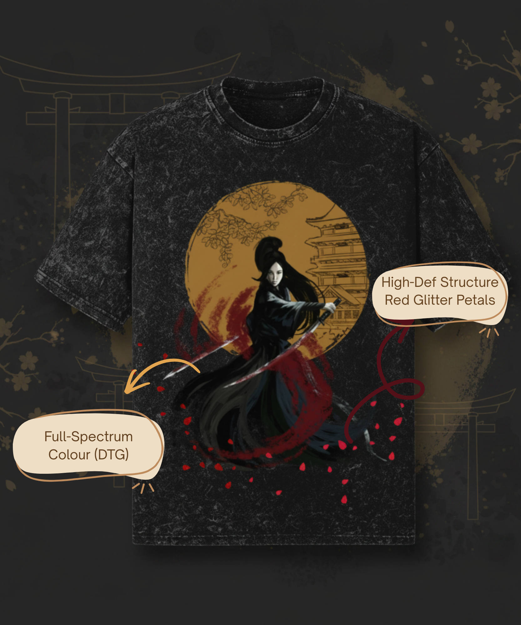 Samurai Warrior | Unisex | Original Art T-Shirt | Ink & Fable Apparel