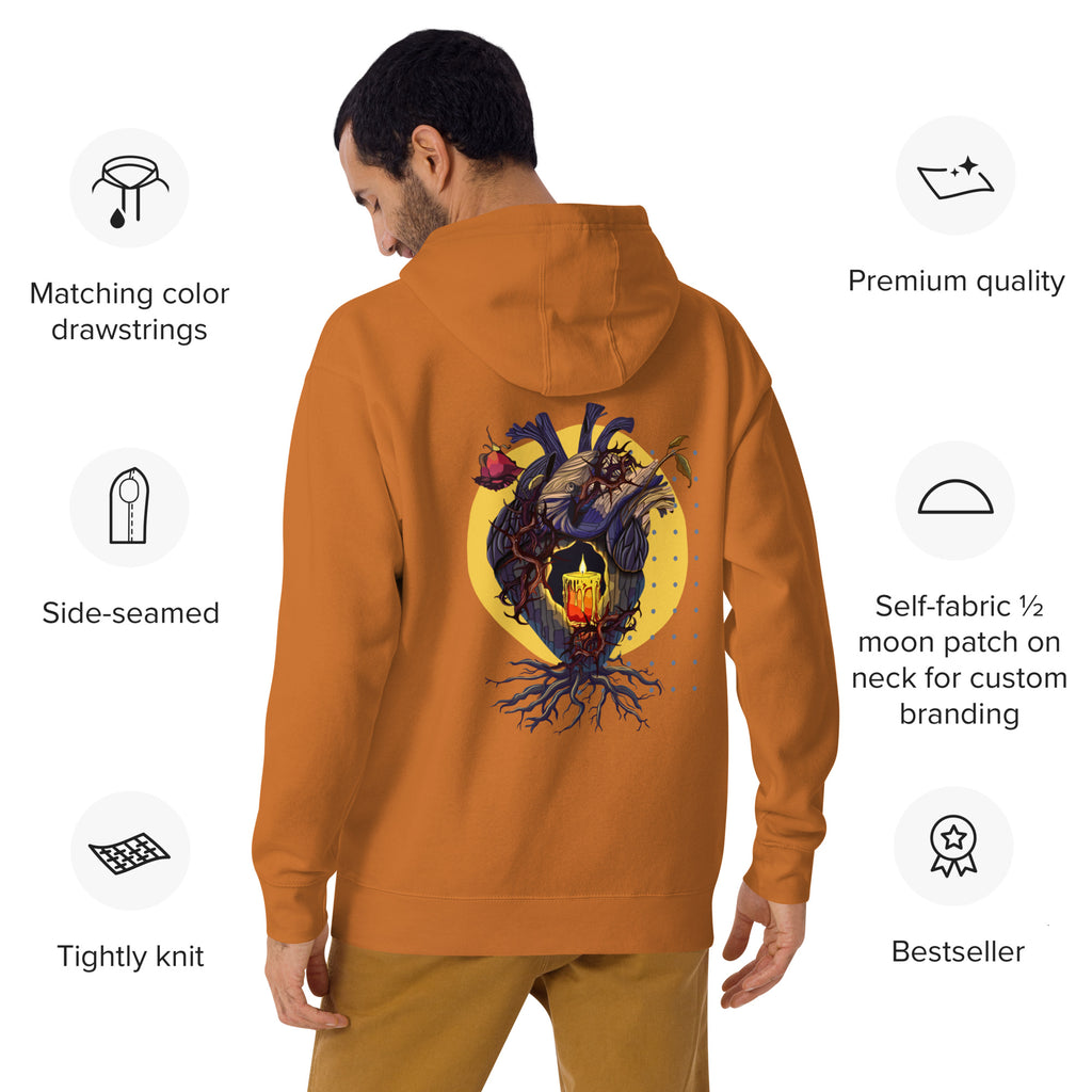 Candle of Hope | Graphic Hoodie | Ink & Fable Apparel