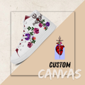 Women's High Top Canvas Shoes | Ink & Fable Apparel | Locked Dagger