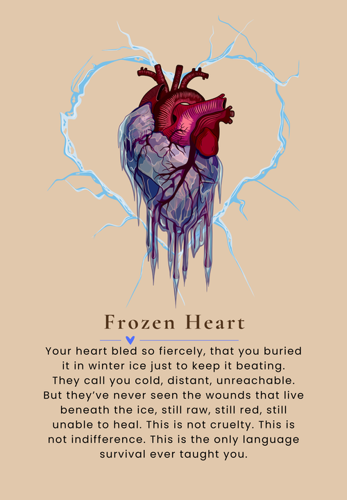 Frozen Heart Graphic Unisex T-Shirt | Organic Cotton | Ink & Fable Apparel