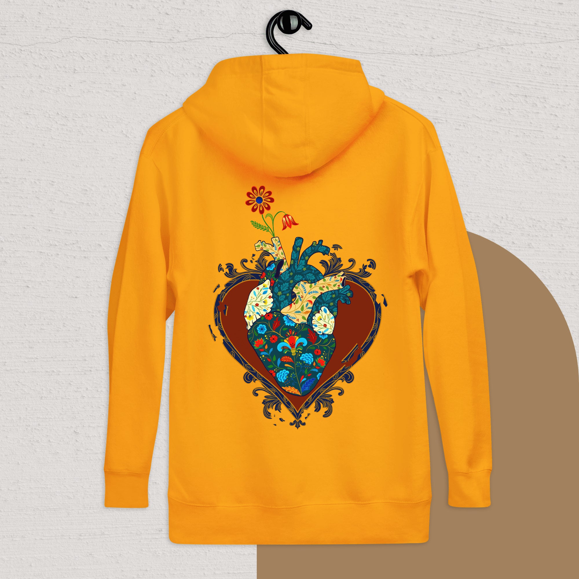 Cracks Beneath Beauty Hoodie - Ink & Fable Apparel