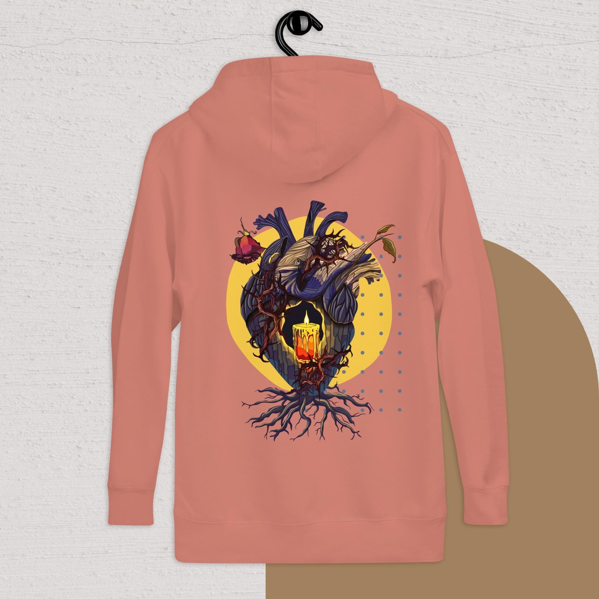 Candle of Hope Hoodie - Ink & Fable Apparel
