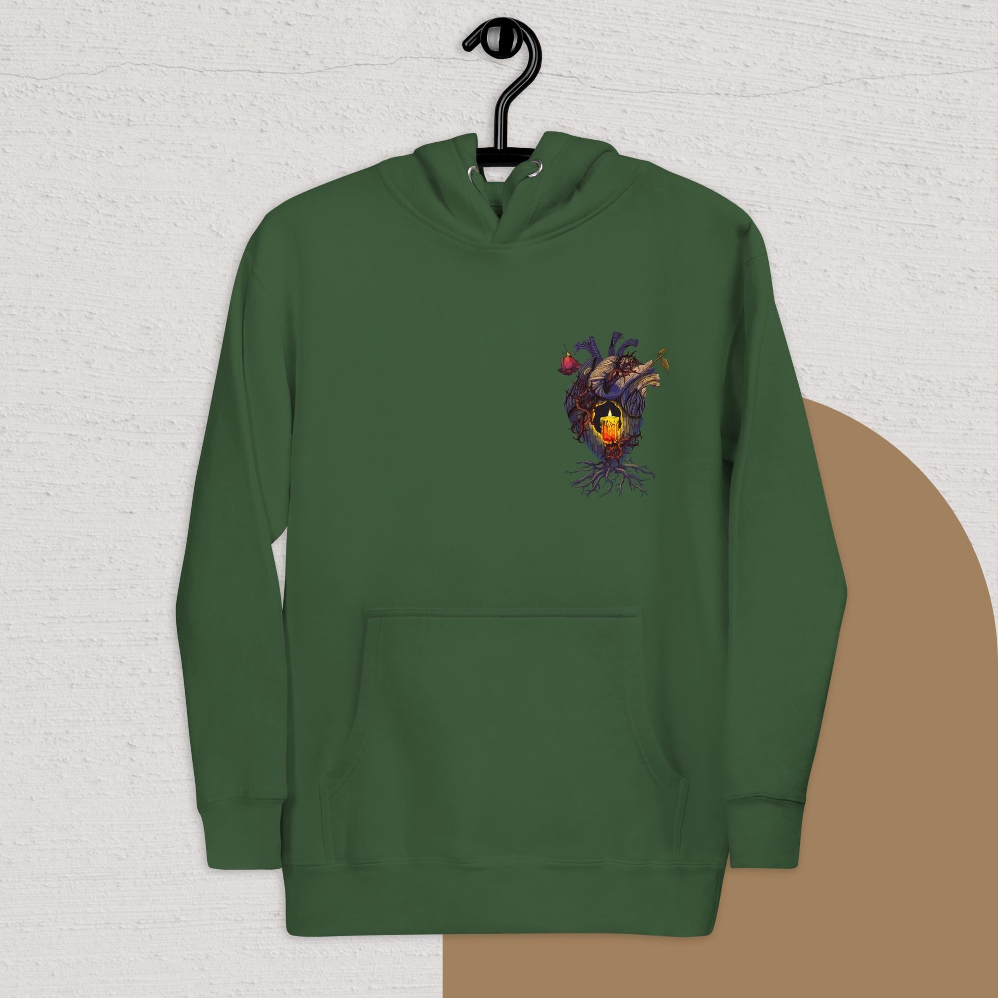 Candle of Hope Hoodie - Ink & Fable Apparel