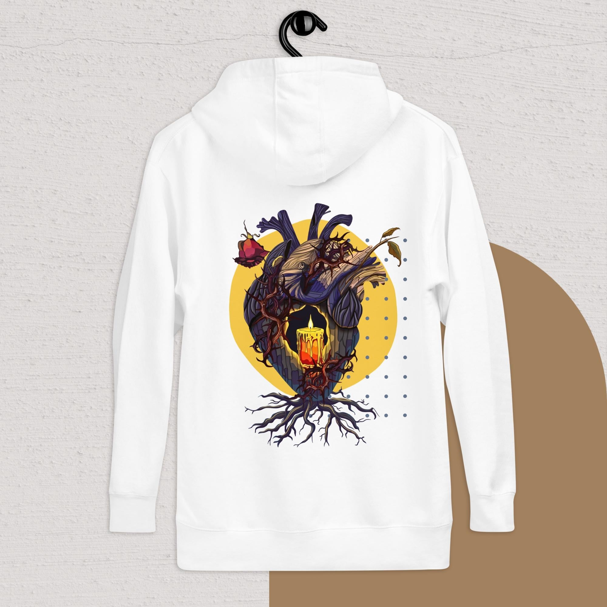 Candle of Hope Hoodie - Ink & Fable Apparel