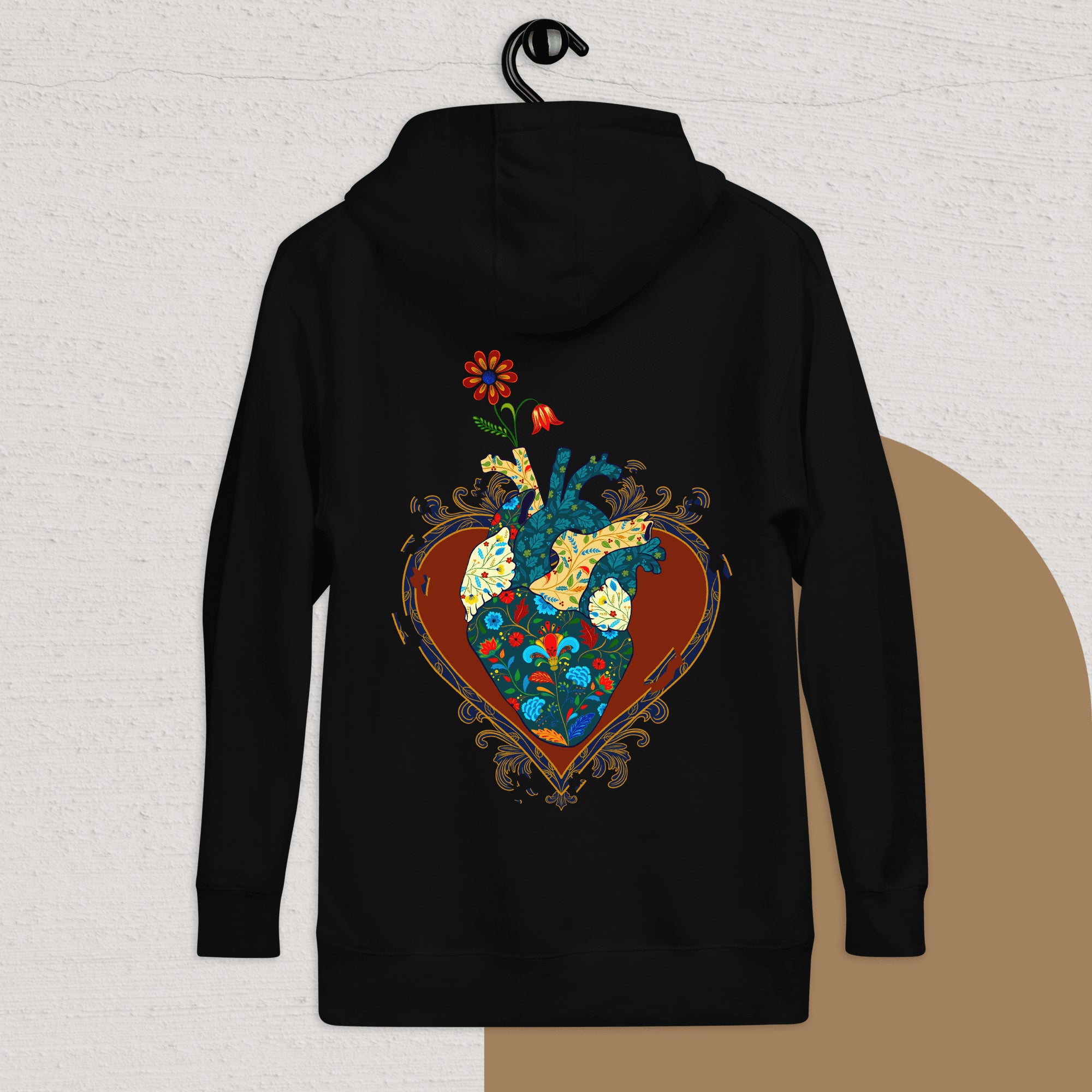 Cracks Beneath Beauty Hoodie - Ink & Fable Apparel