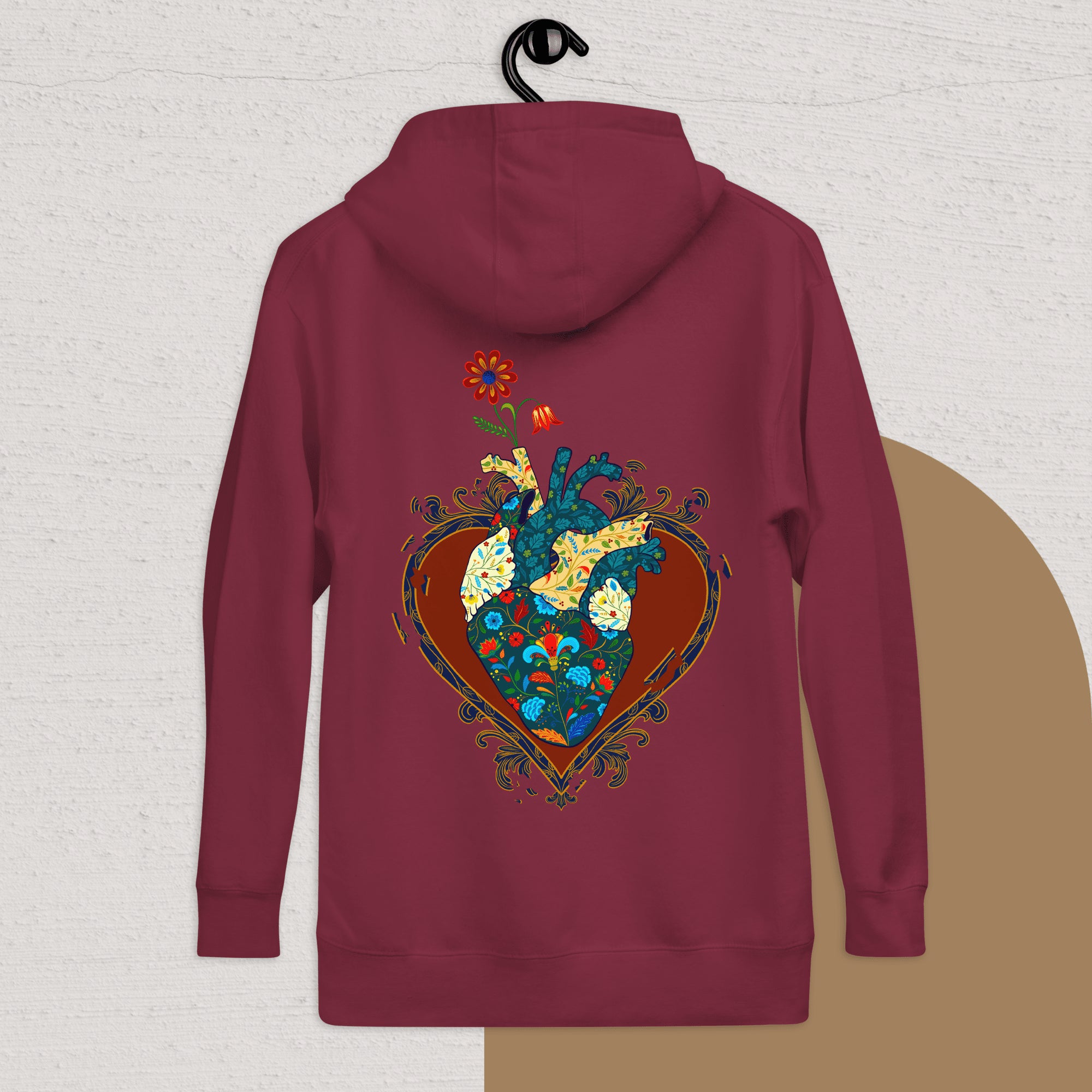 Cracks Beneath Beauty Hoodie - Ink & Fable Apparel