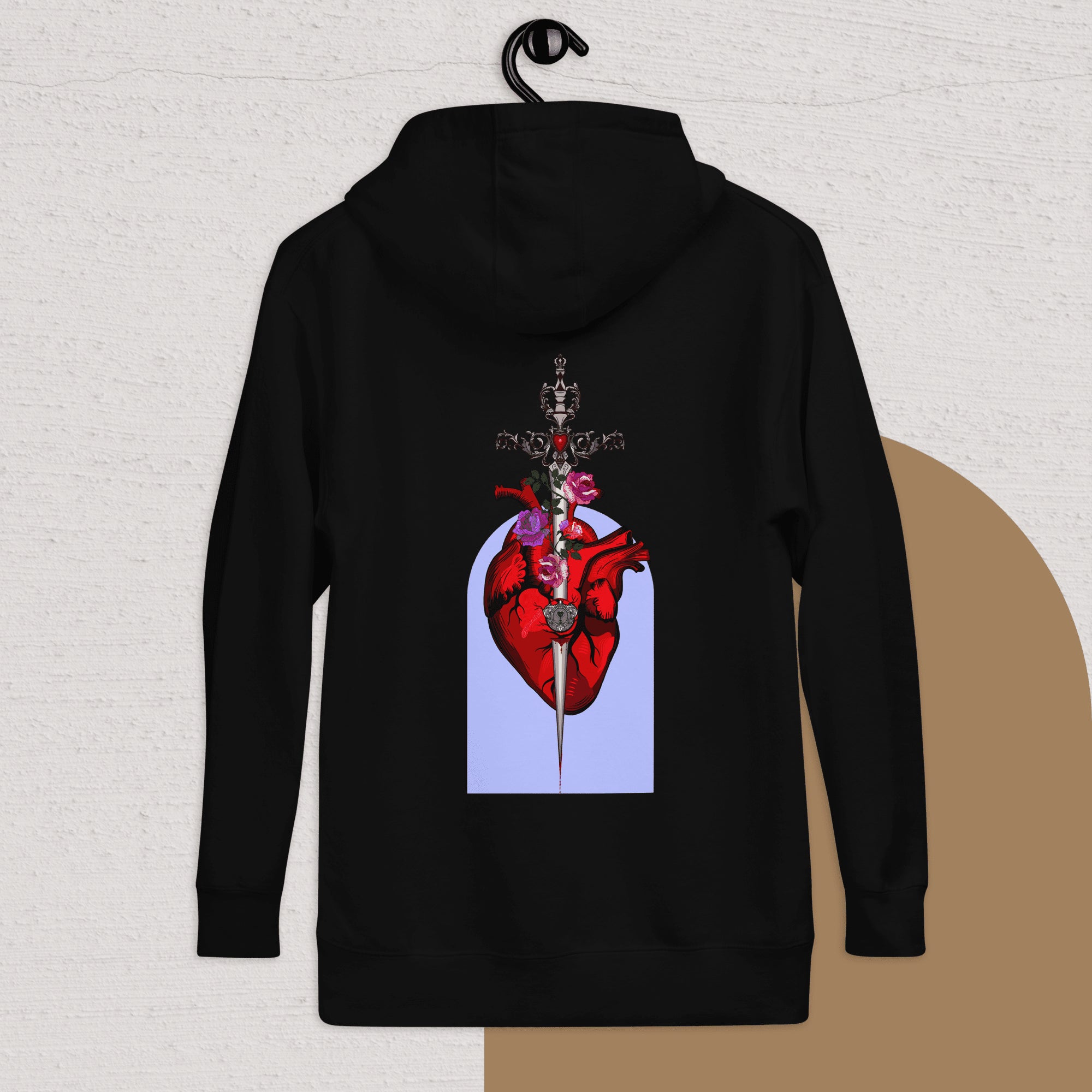 Locked Dagger Hoodie - Ink & Fable Apparel