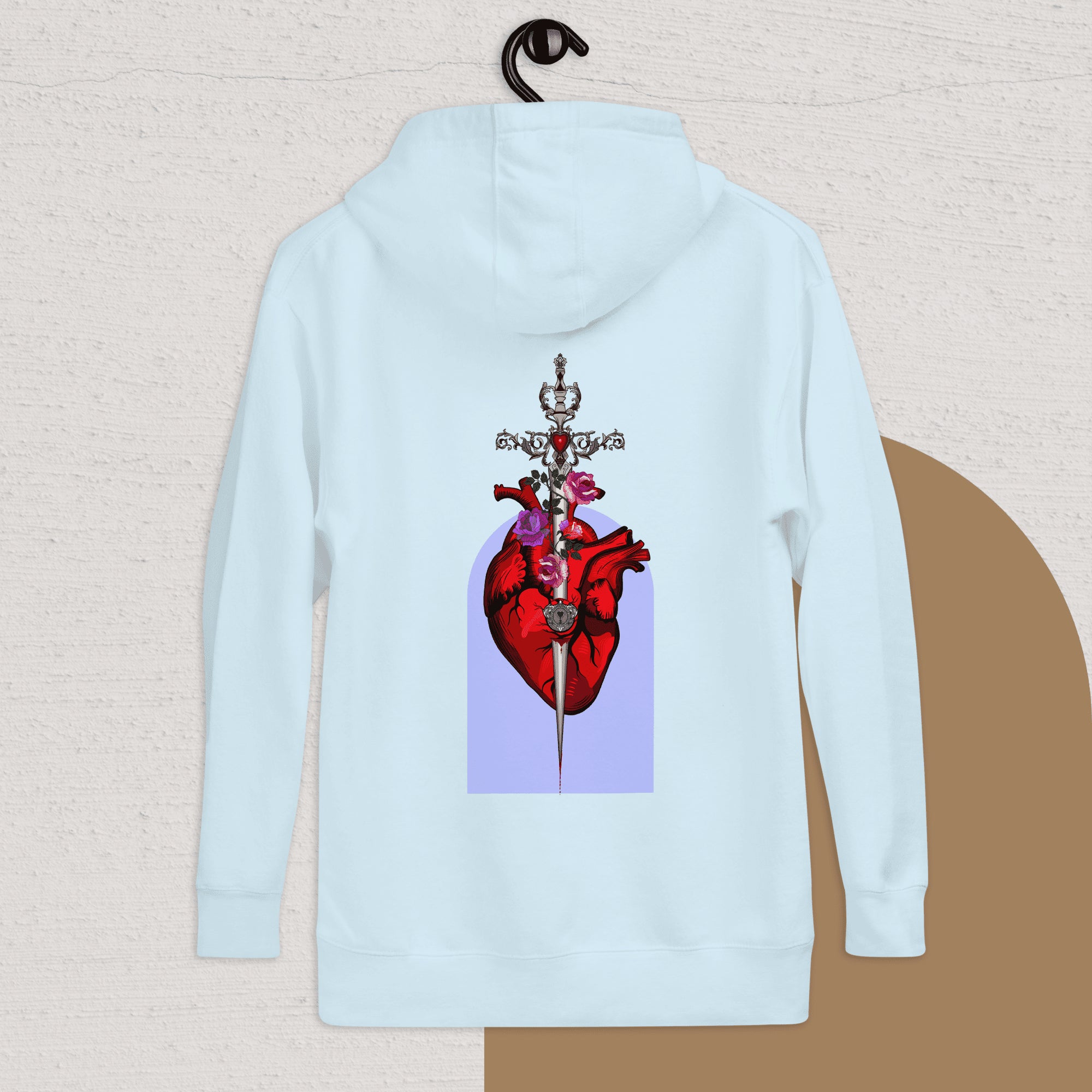 Locked Dagger Hoodie - Ink & Fable Apparel
