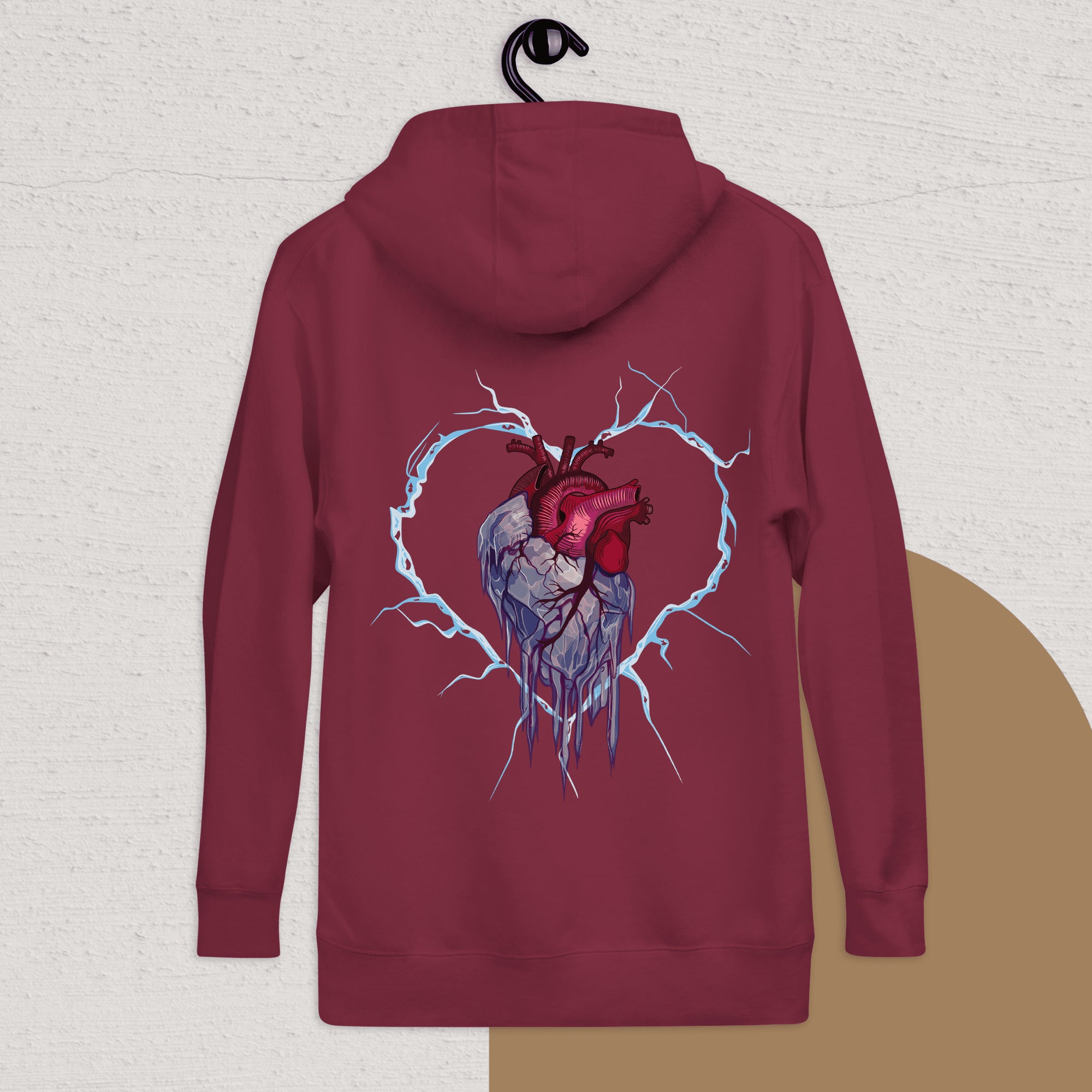 Frozen Heart Hoodie - Ink & Fable Apparel