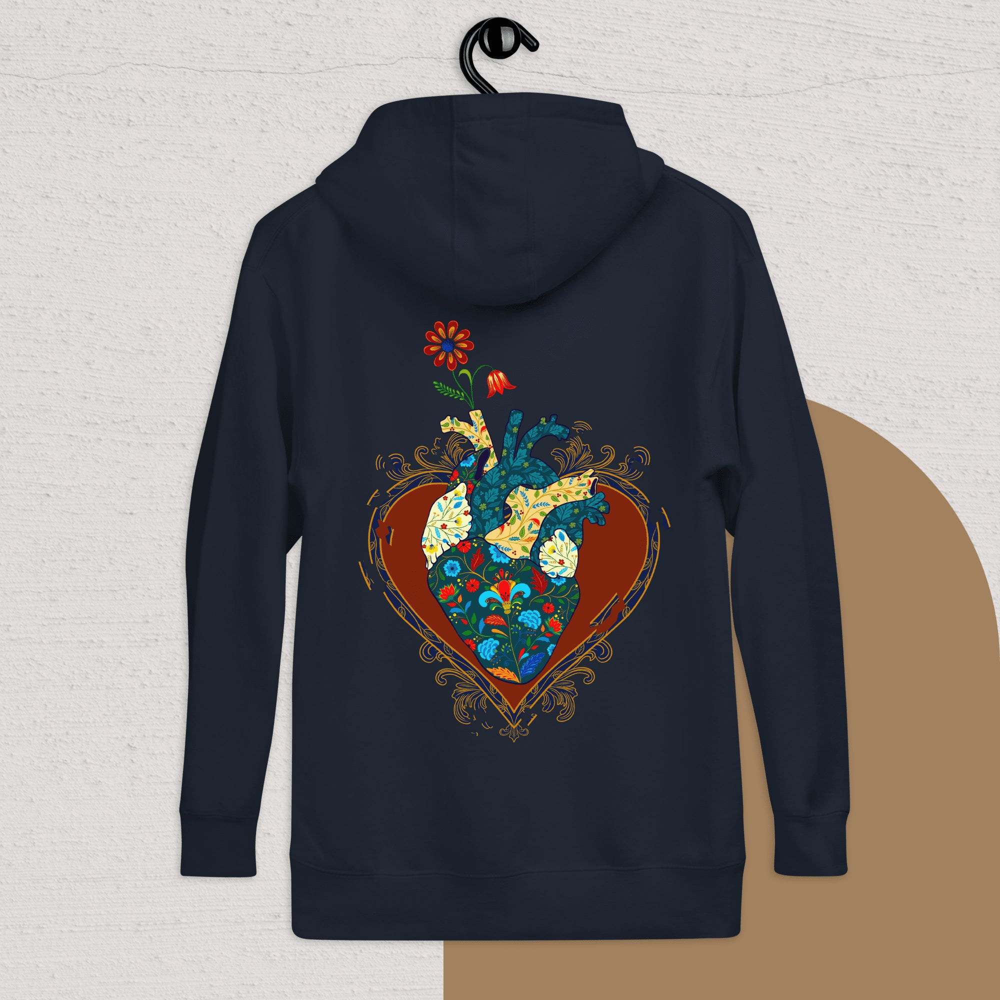 Cracks Beneath Beauty Hoodie - Ink & Fable Apparel