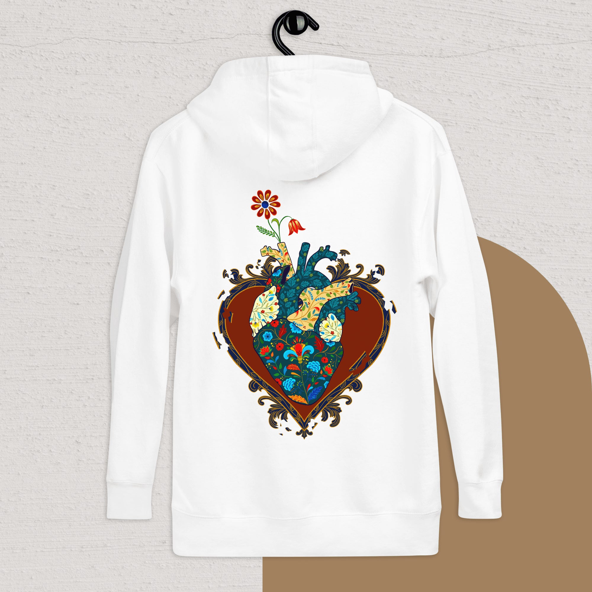 Cracks Beneath Beauty Hoodie - Ink & Fable Apparel