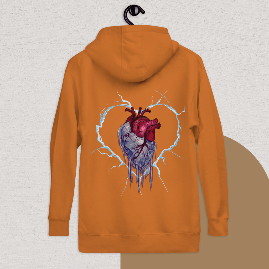 Frozen Heart Hoodie - Ink & Fable Apparel