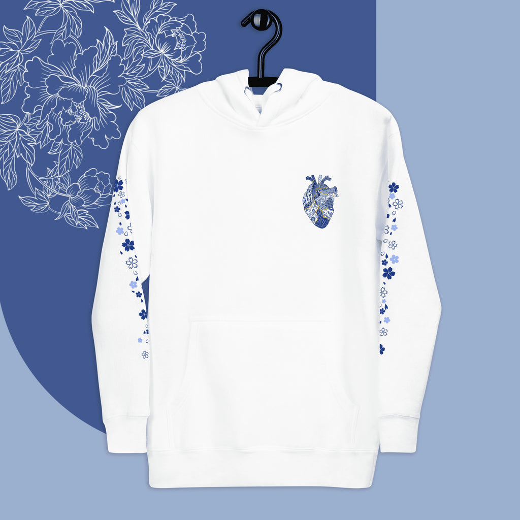 Kintsugi Heart Hoodie - Ink & Fable Apparel