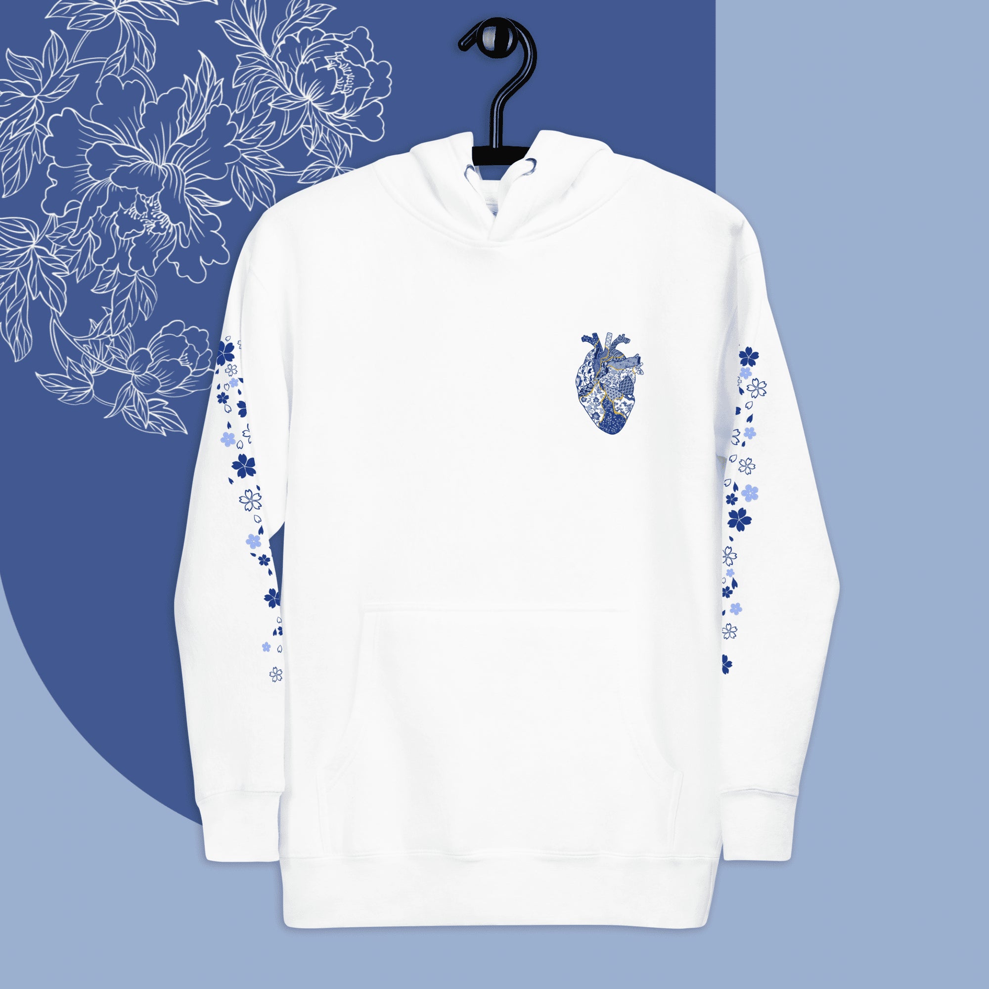 Kintsugi Heart Hoodie - Ink & Fable Apparel