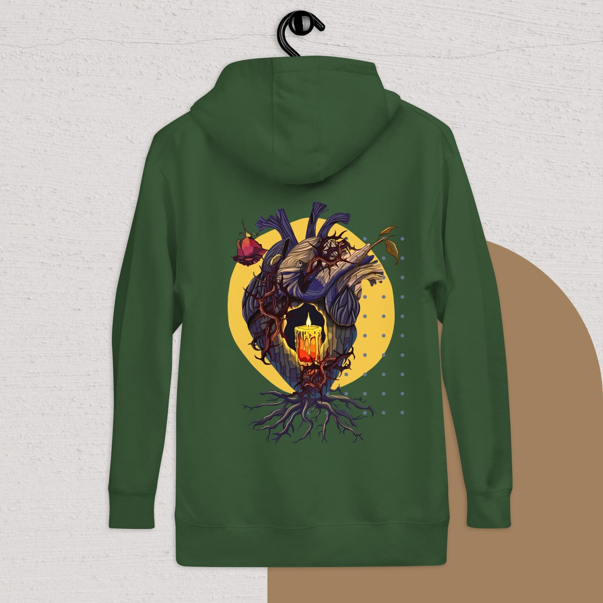 Candle of Hope Hoodie - Ink & Fable Apparel