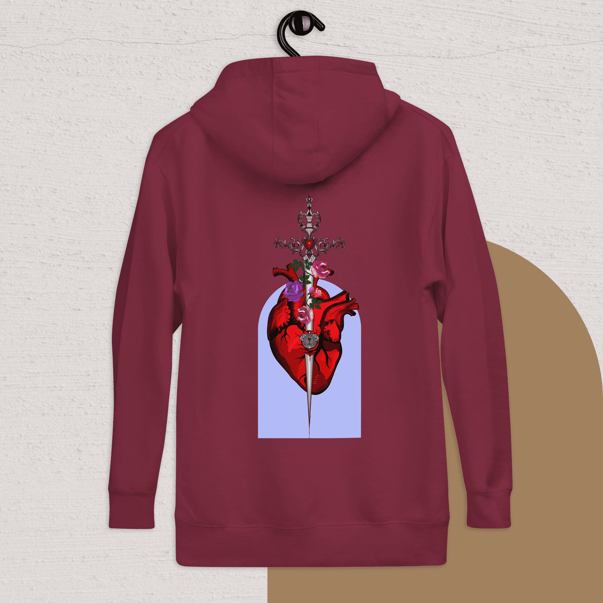 Locked Dagger Hoodie - Ink & Fable Apparel