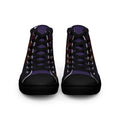 Men’s high top canvas shoes with lace-up front and padded collar