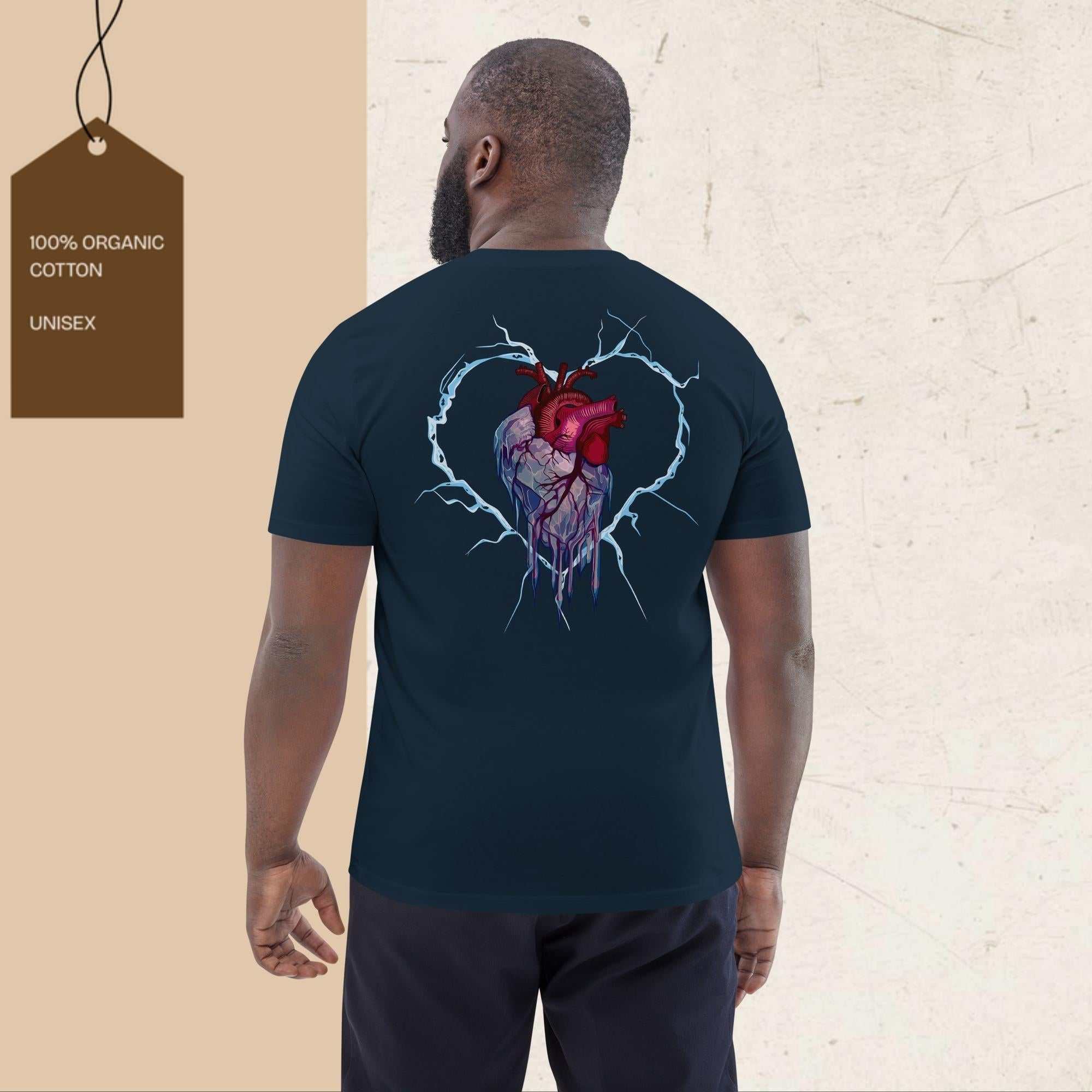 Frozen Heart graphic t-shirt made from 100% organic cotton with eco-friendly and comfy design