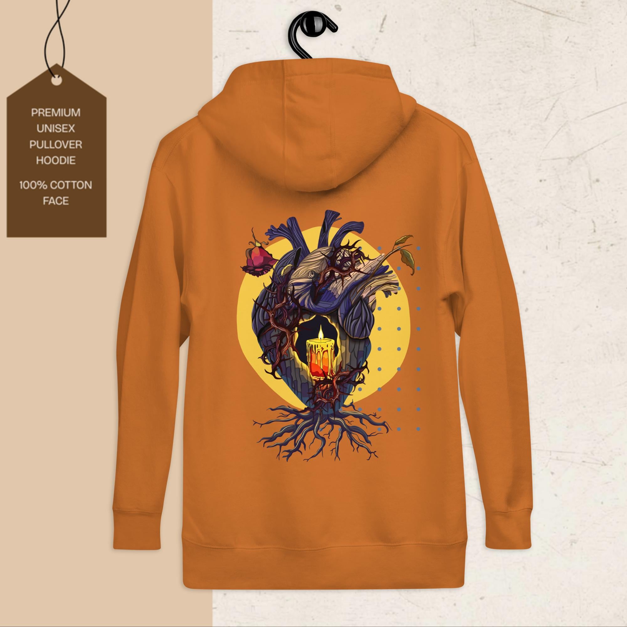 Candle of Hope | Graphic Hoodie | Ink & Fable Apparel