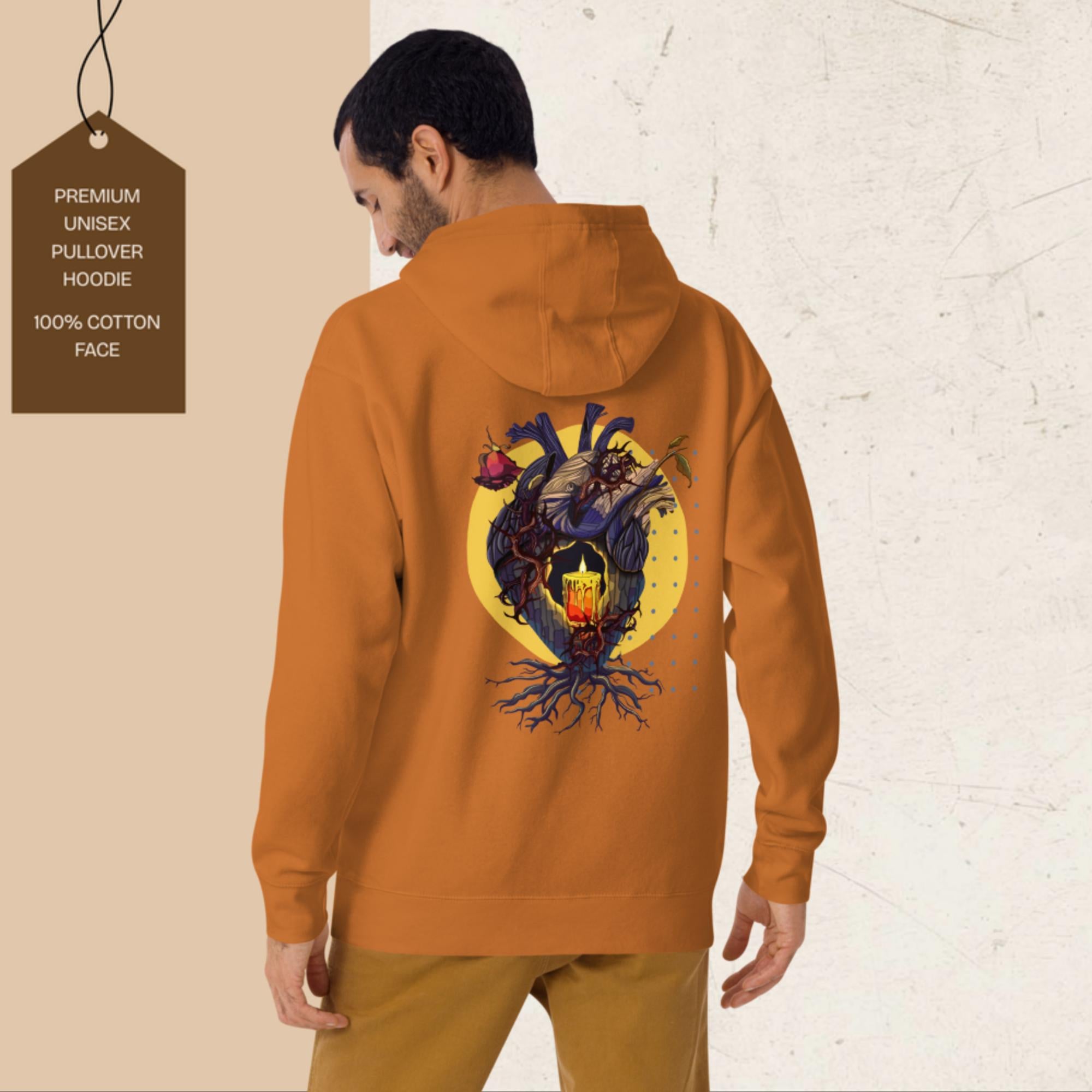 Candle of Hope | Graphic Hoodie | Ink & Fable Apparel