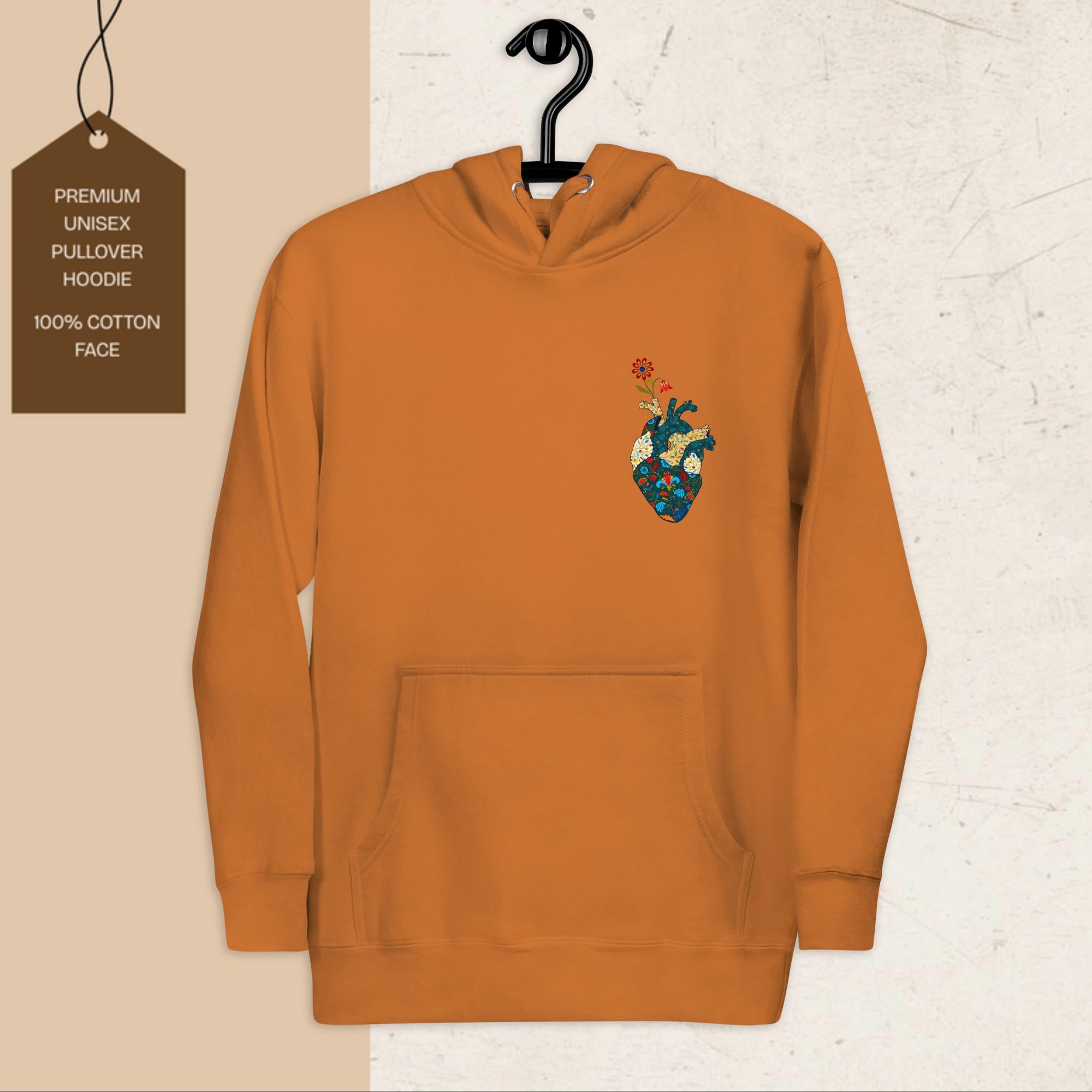 Cracks Beneath Beauty Literary Graphic Hoodie