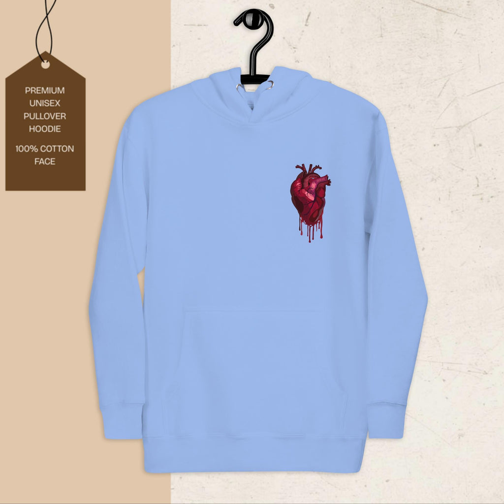 Frozen Heart | Graphic Hoodie | Ink & Fable Apparel