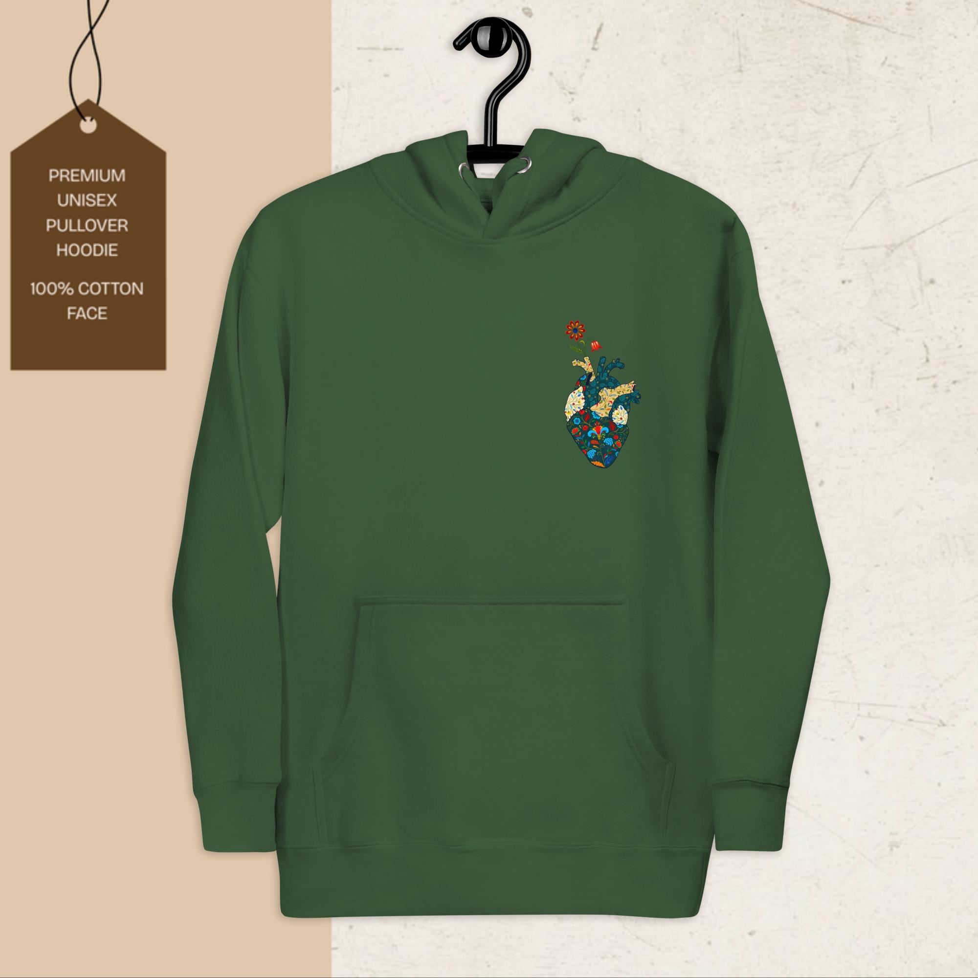 Cracks Beneath Beauty Literary Graphic Hoodie