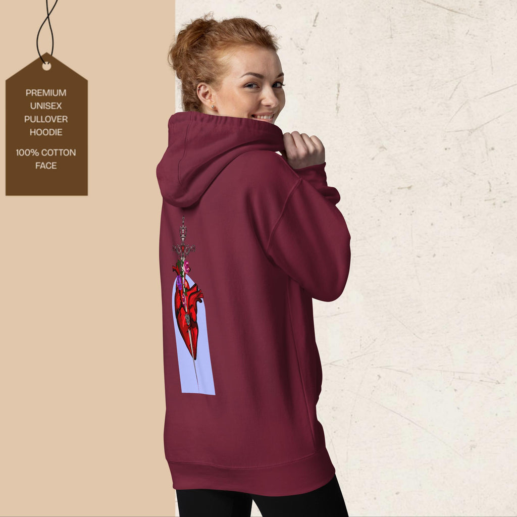 Locked Dagger | Graphic Hoodie | Ink & Fable Apparel