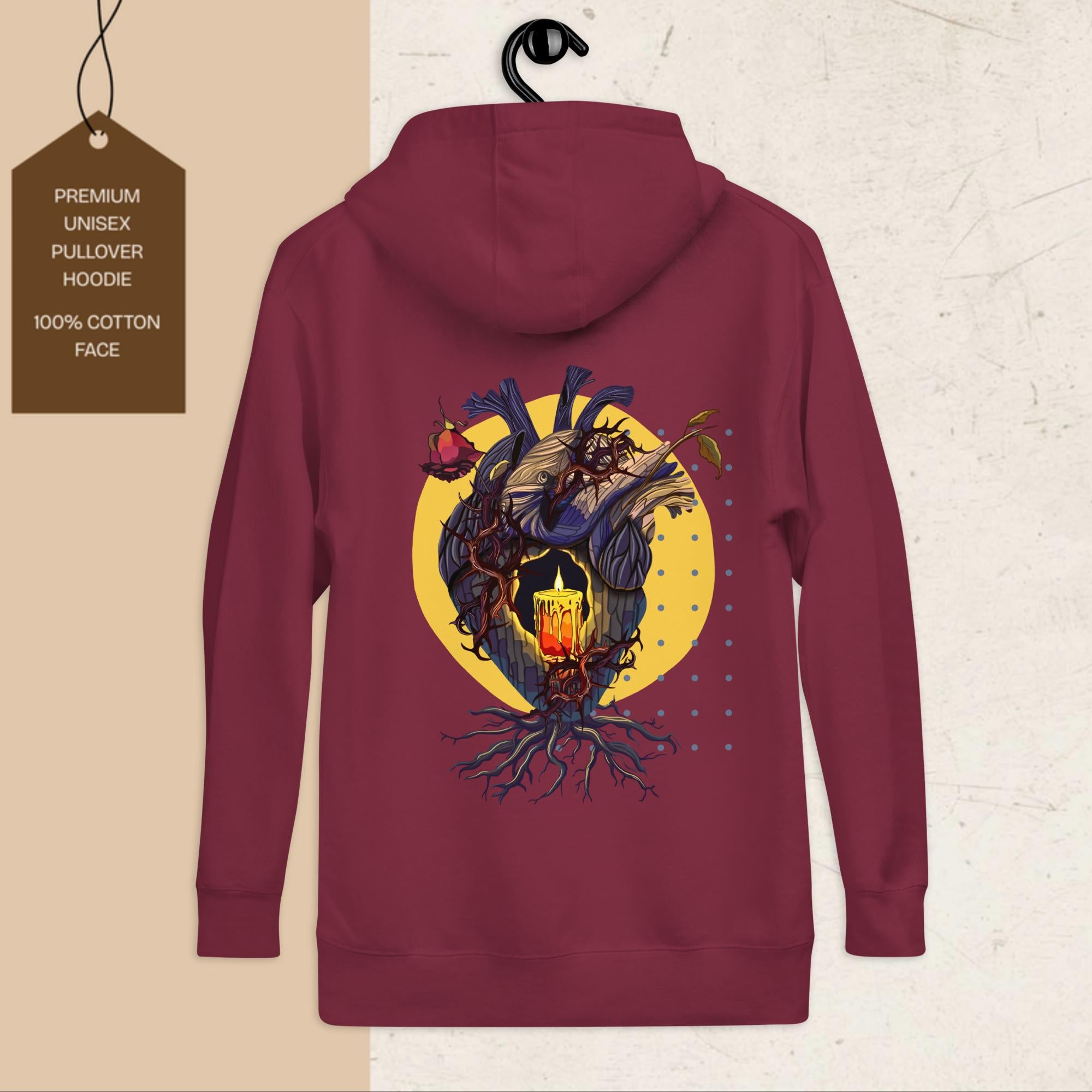 Candle of Hope | Graphic Hoodie | Ink & Fable Apparel
