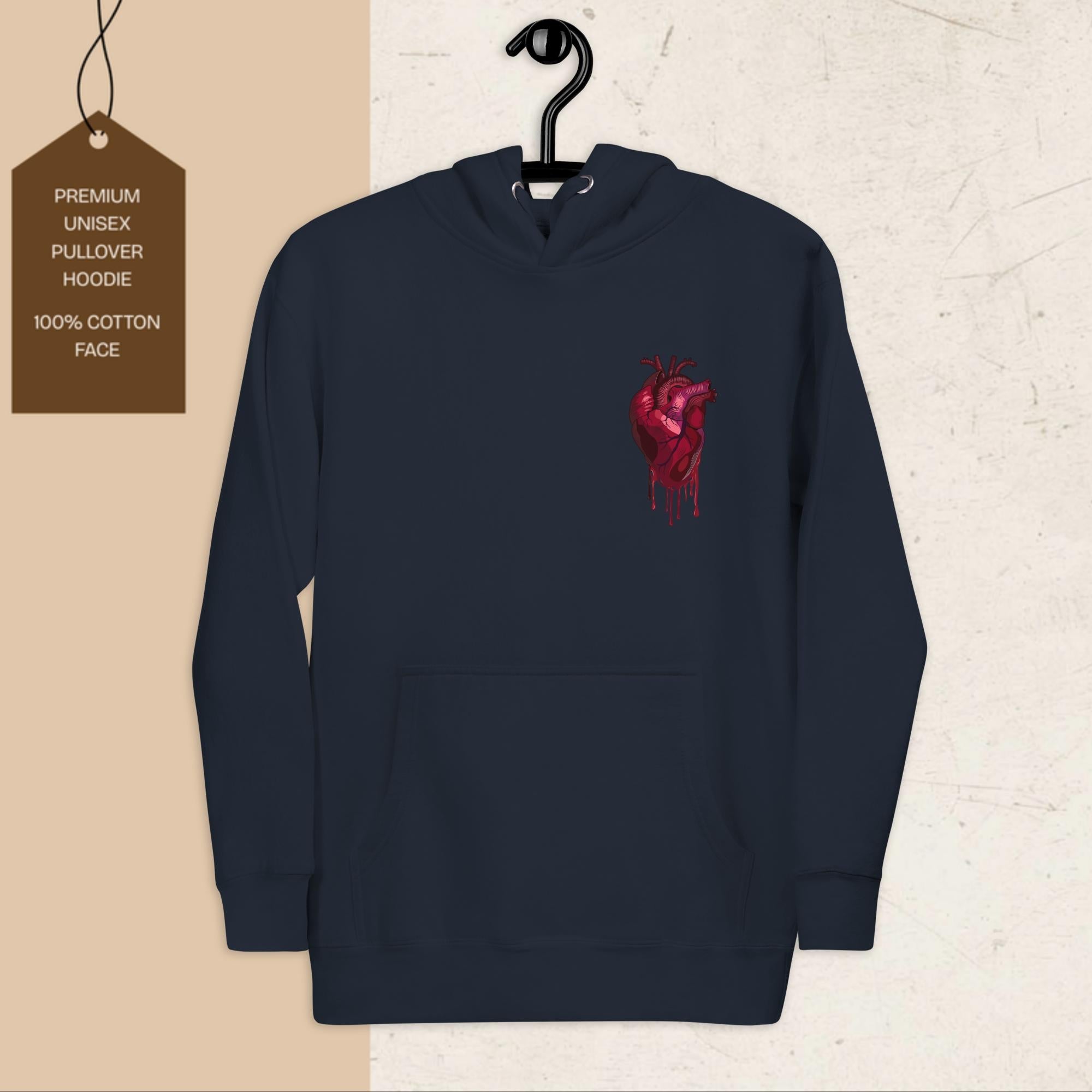 Frozen Heart | Graphic Hoodie | Ink & Fable Apparel