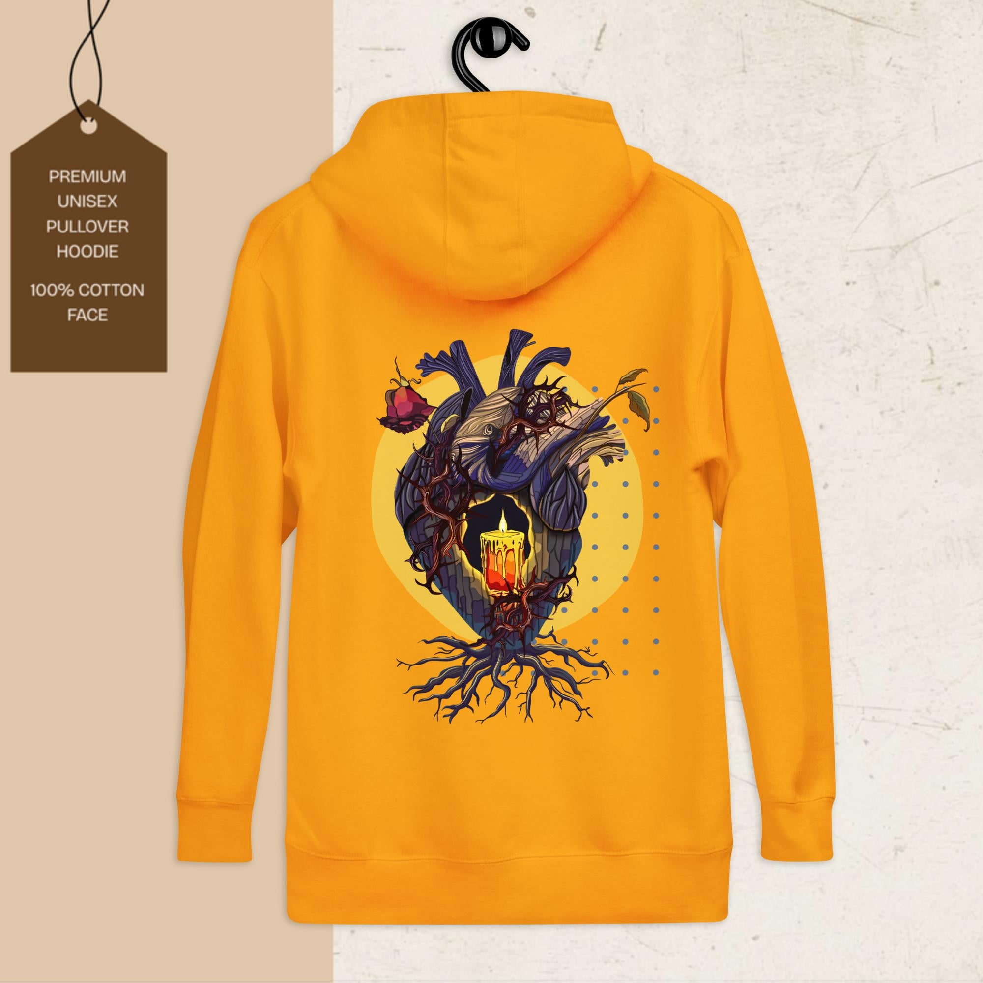Candle of Hope | Graphic Hoodie | Ink & Fable Apparel