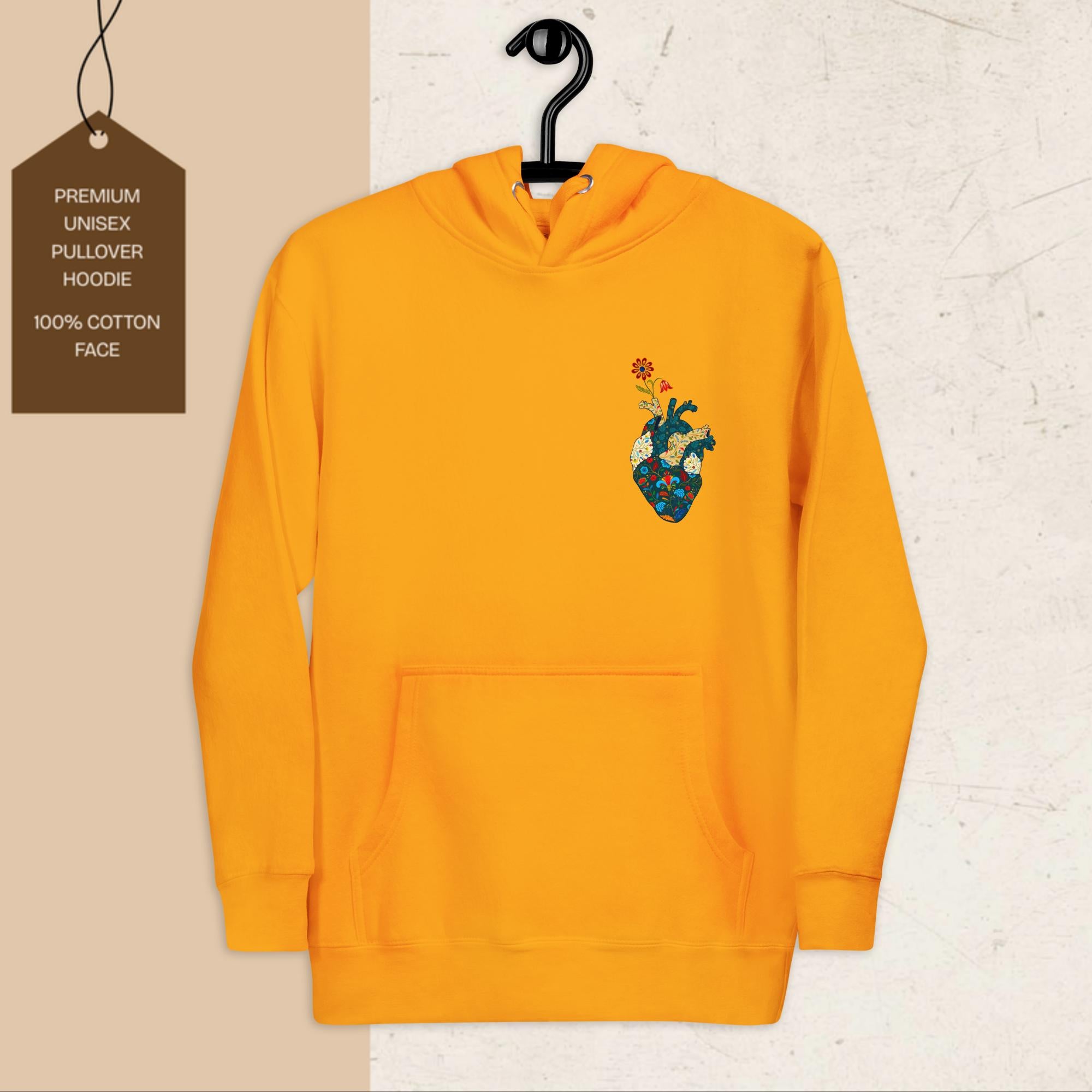 Cracks Beneath Beauty Literary Graphic Hoodie