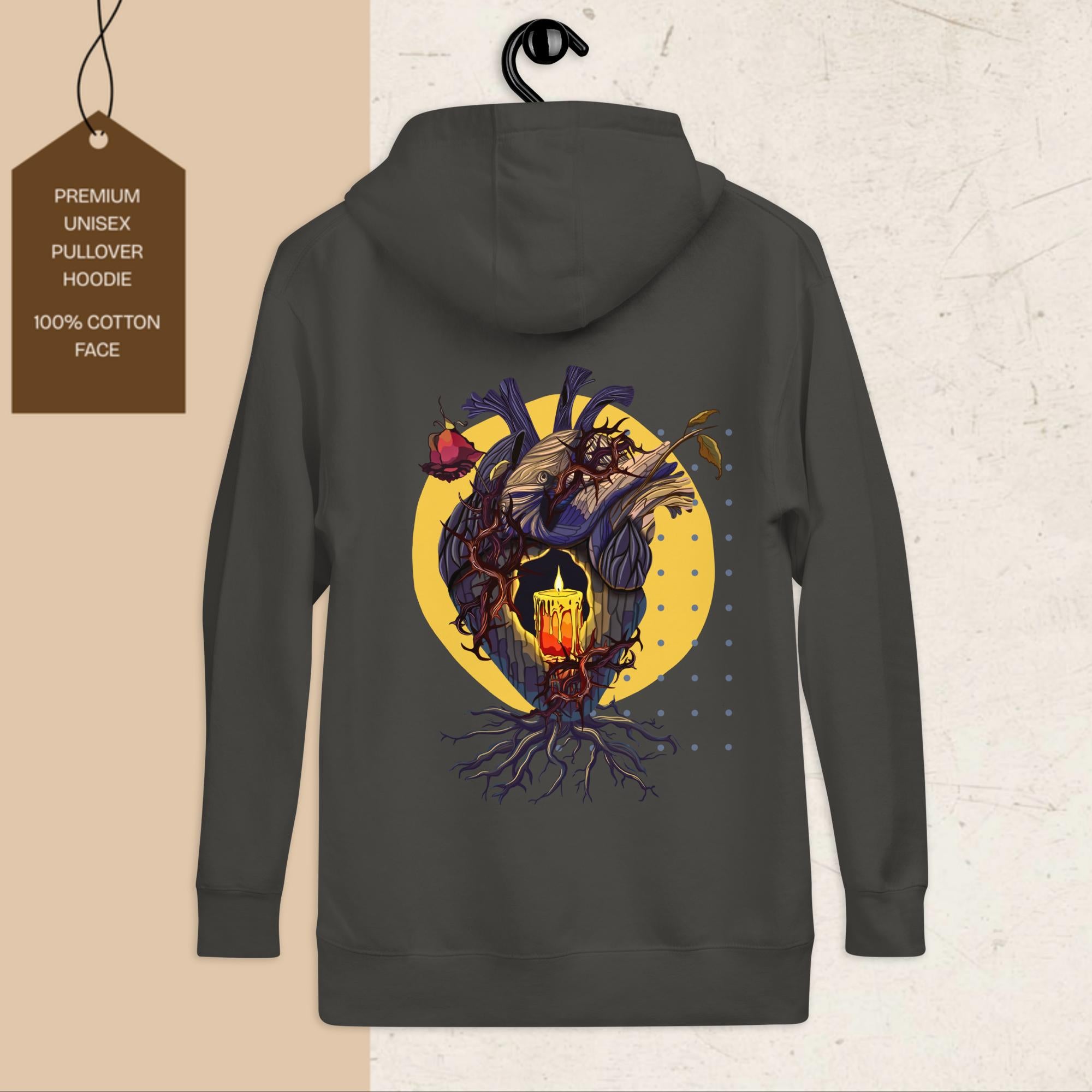 Candle of Hope | Graphic Hoodie | Ink & Fable Apparel