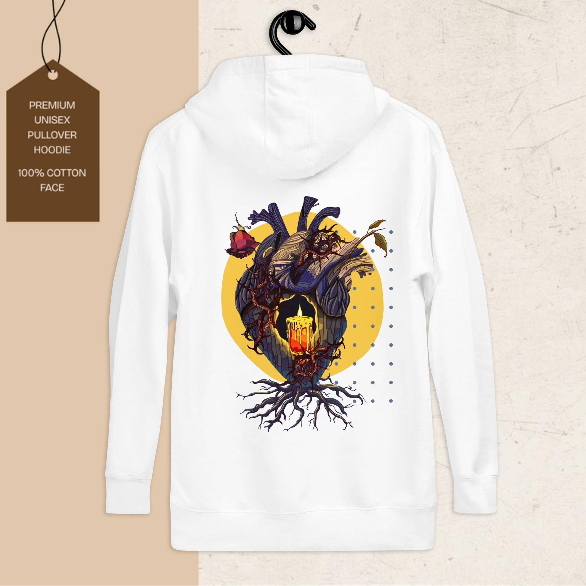 Candle of Hope | Graphic Hoodie | Ink & Fable Apparel