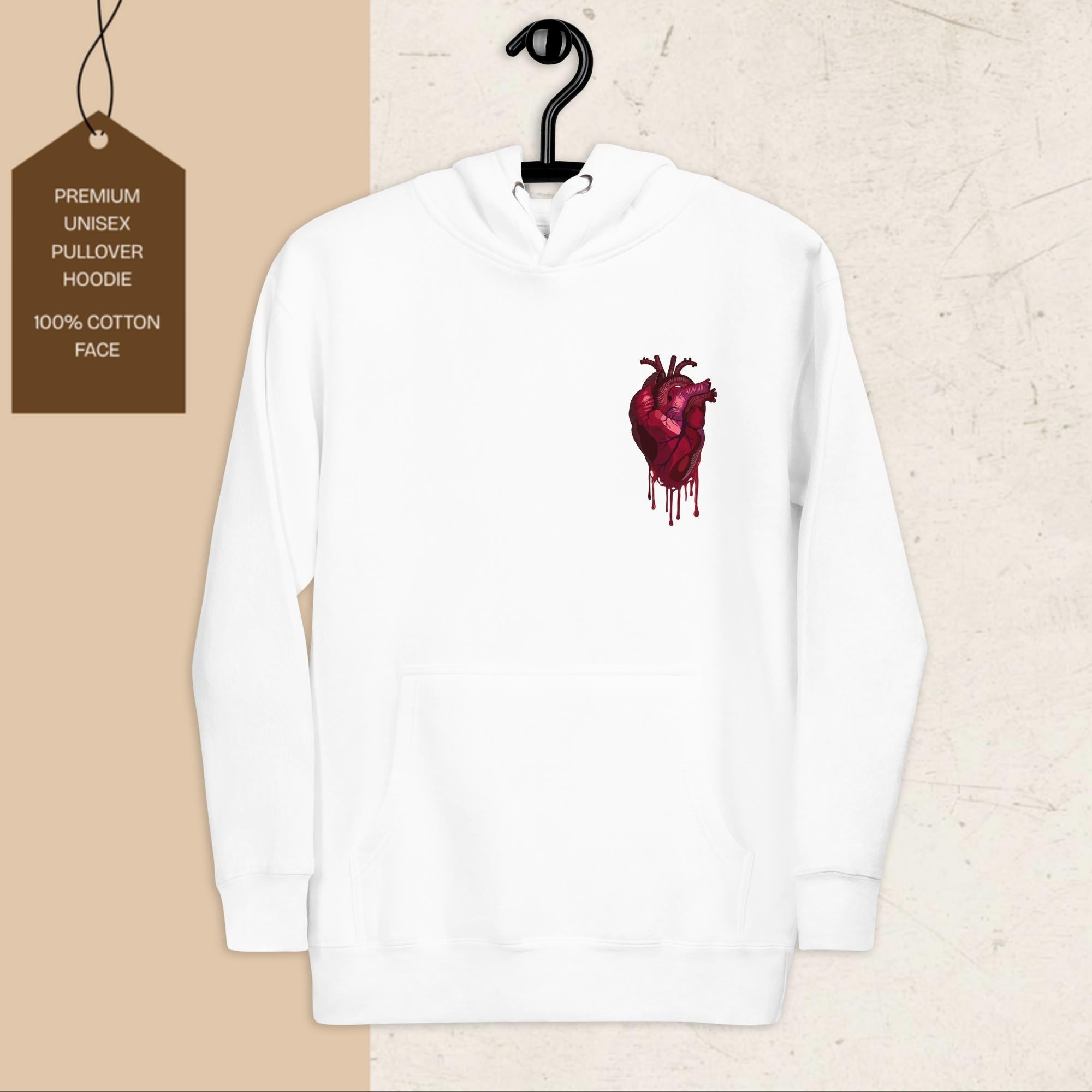 Frozen Heart | Graphic Hoodie | Ink & Fable Apparel